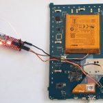 How can I connect a serial port to a Kindle?